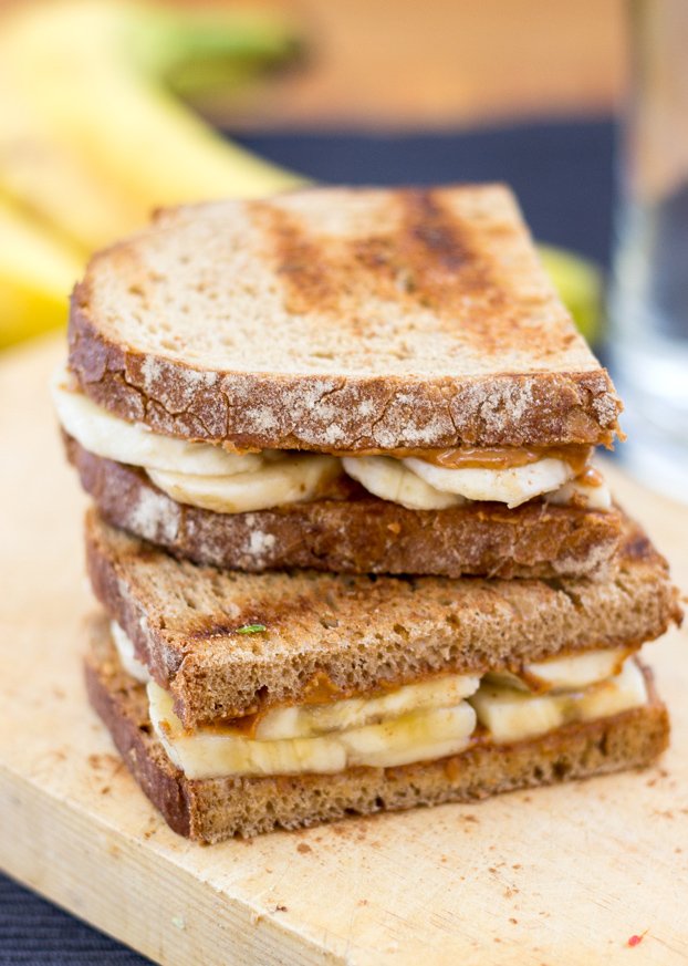 High Protein & Anti Hangover Peanut Butter and Banana Sandwich | Hurry