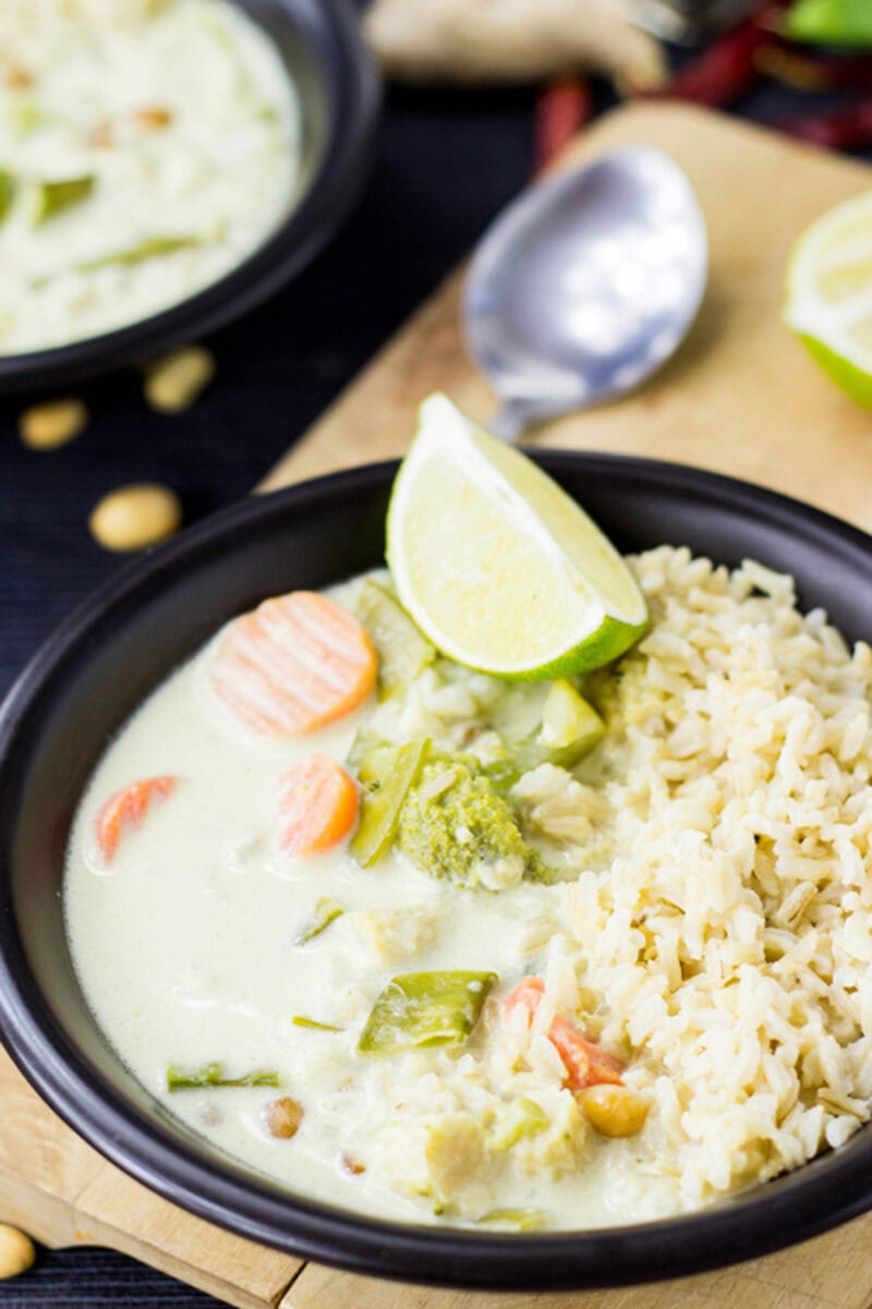 Quick and Easy Vegetarian Thai Green Curry