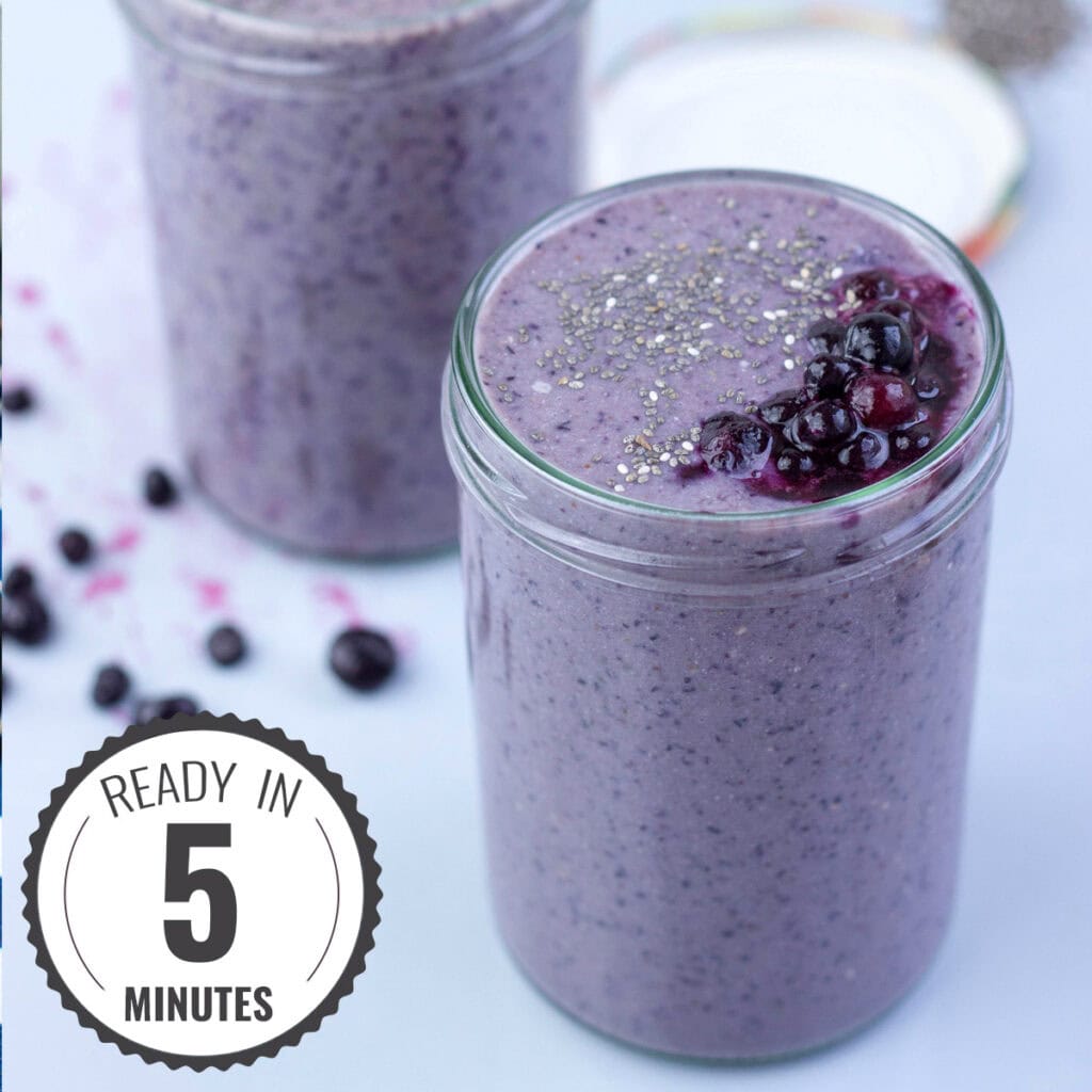 Protein Power Blueberry Banana Protein Smoothie