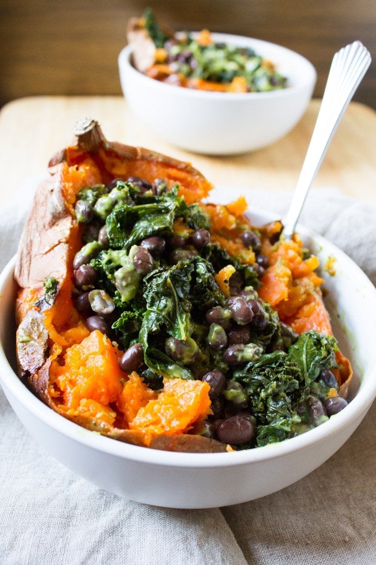 18 Baked Sweet Potato Recipes | Proper Lush! #healthy #vegetarian | hurrythefoodup.com