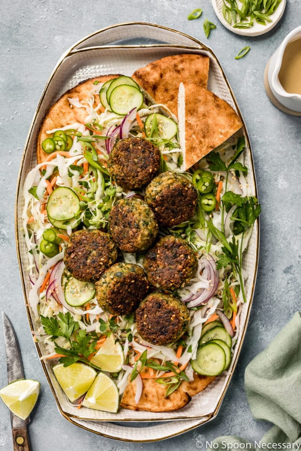 Crispy Pan Fried Falafels recipe