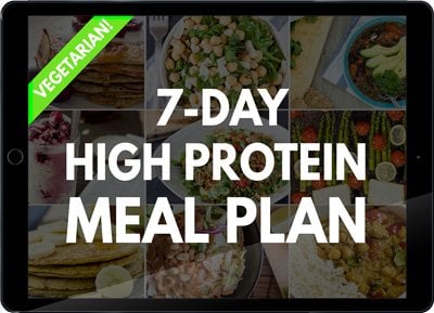 High Protein Vegetarian Meal Plan | hurrythefoodup.com