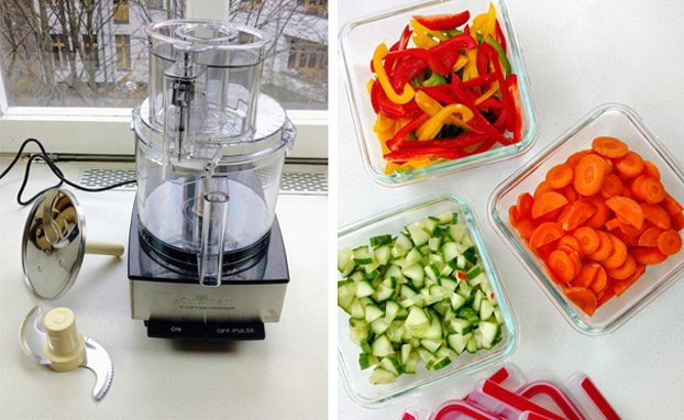 How to Prep Vegetables with a Food Processor