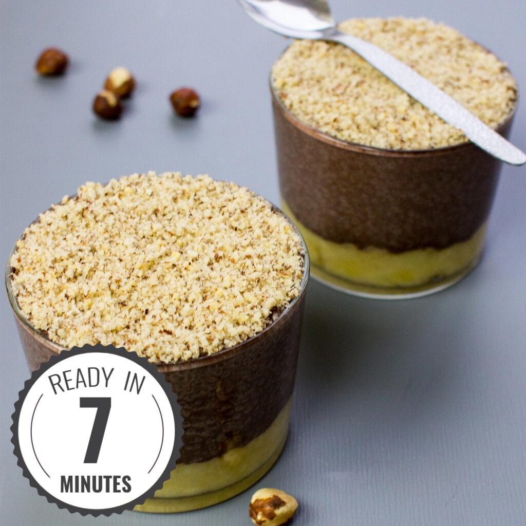 Creamy Chocolate Chia Protein Pudding (17g per serving!)