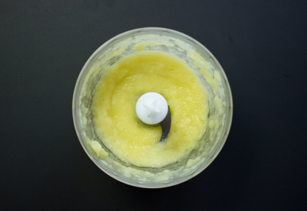 Optional topping: a scoop of blended pineapple chunks | Hurry The Food Up