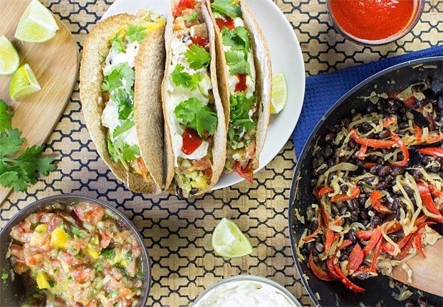 Mexican Vegetarian Tacos | Authentically Awesome!