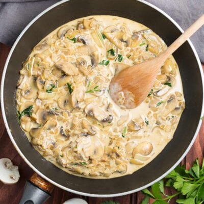 Deliciously Creamy Garlic Mushrooms Recipe