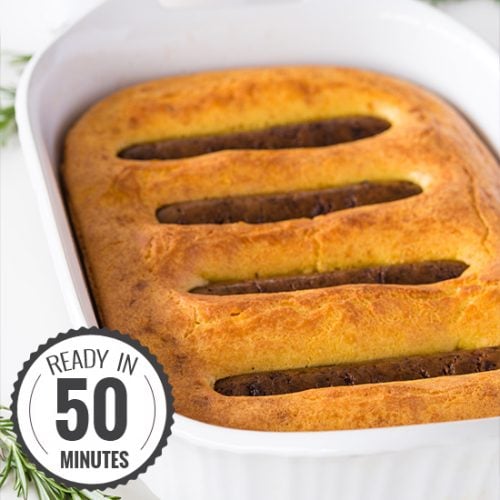 Vegetarian Toad in the Hole - The New Classic | hurrythefoodup.com
