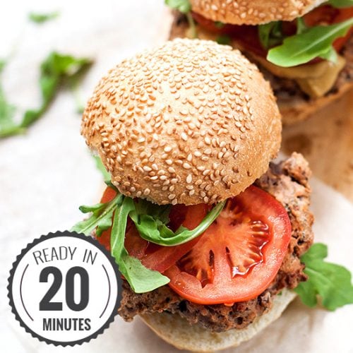 Black Bean Burgers - Taking the BBQ Back | hurrythefoodup.com