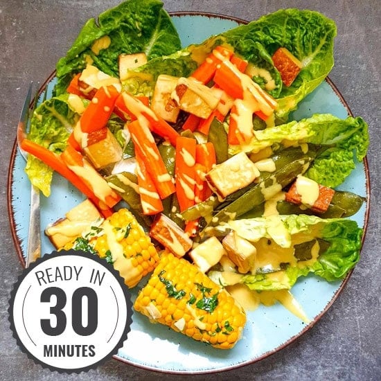 Roasted Corn and Veggies | Hurry The Food Up
