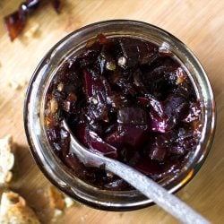 Red Onion Chutney - Sweet and Sour gives us Power | hurrythefoodup.com