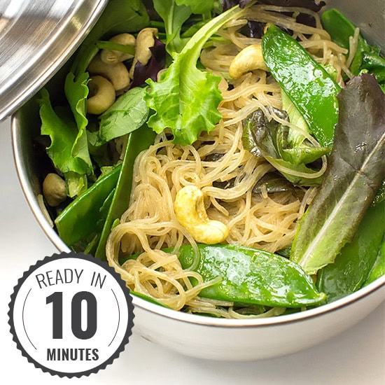 Glass Noodles in Peanut Sauce