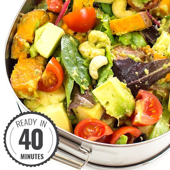 Sweet Potato Salad with Avocado and Lime