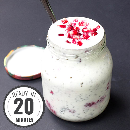 Chia Pomegranate Yogurt