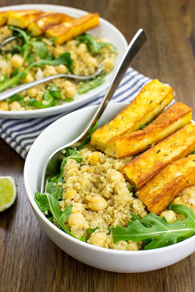 Heavenly Halloumi Salad ? Curb Your Hunger