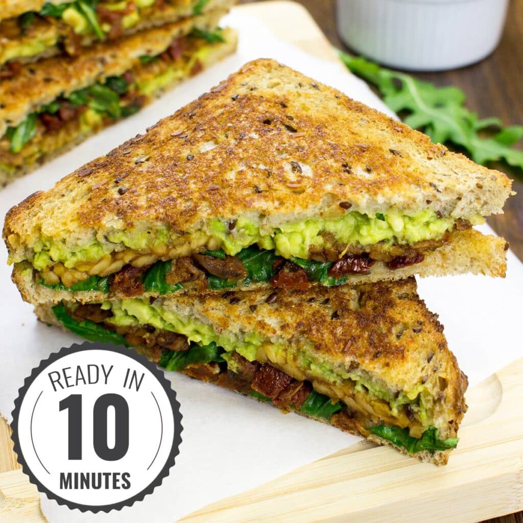 The Best 10-Minute Vegan Tempeh Sandwich Recipe