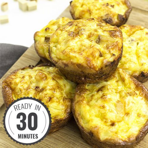 Smoked Tofu Breakfast Egg Muffins | hurrythefoodup.com