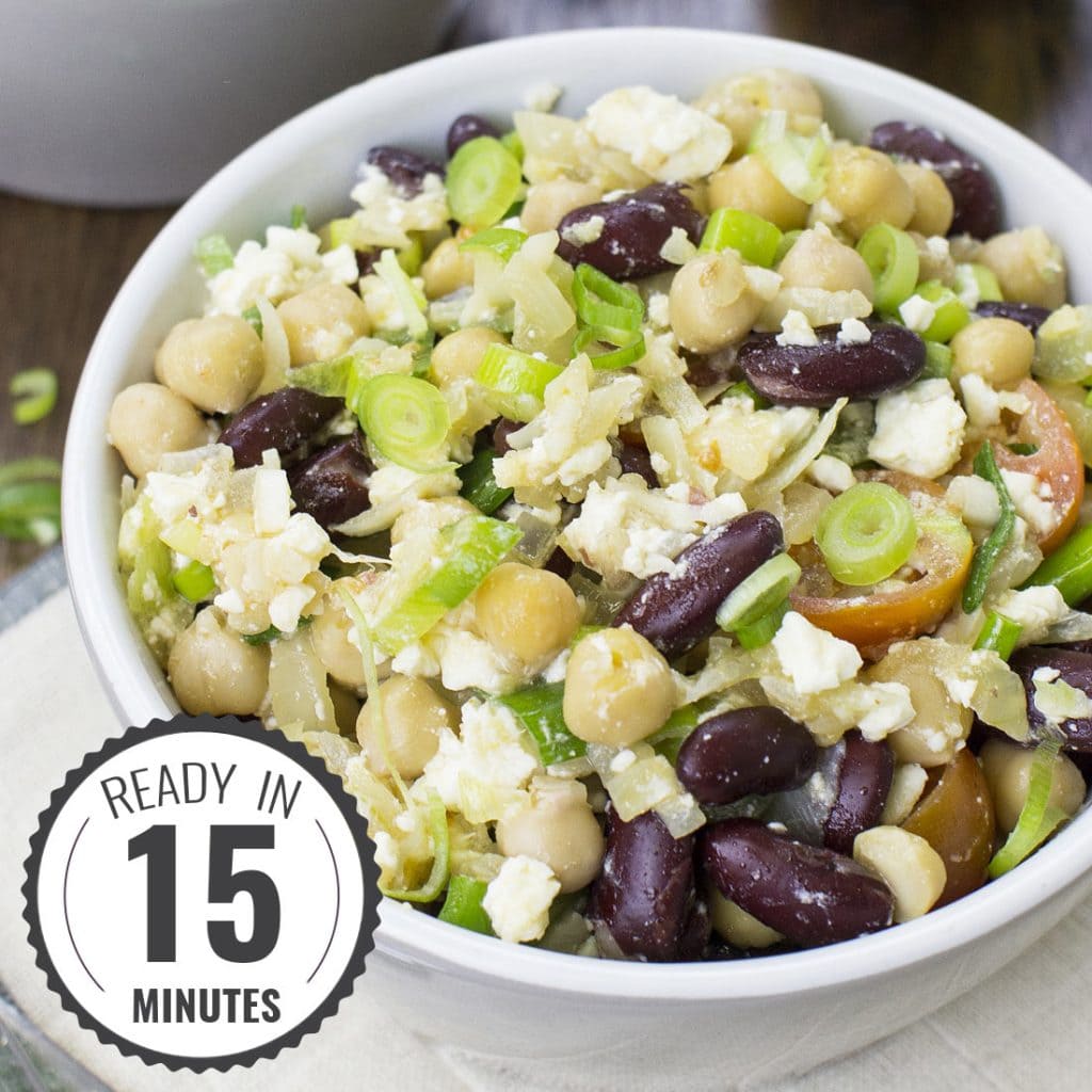 Simple Chickpea Salad (Vegetarian, 15 Mins)