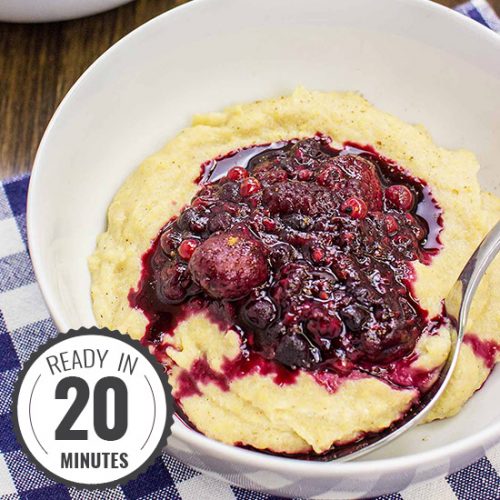 Cornmeal Porridge – A Blissful Vegan Breakfast | hurrythefoodup.com