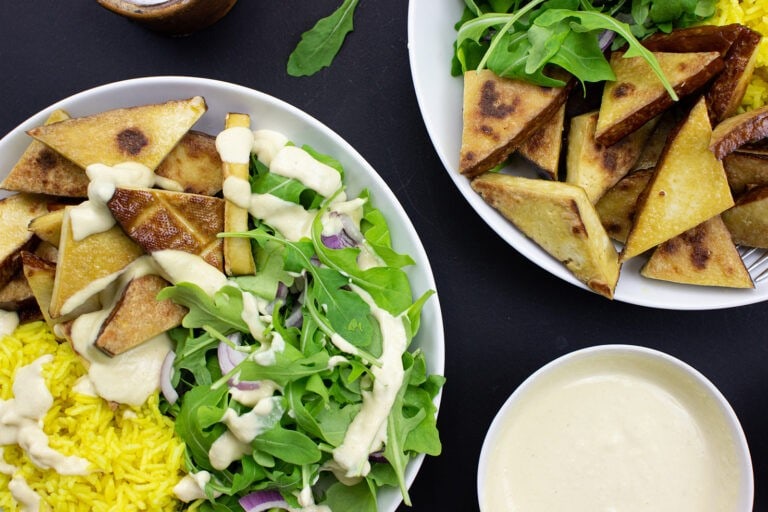 Smoked Tofu & Hummus Buddha Bowl Beautiful and Delicious