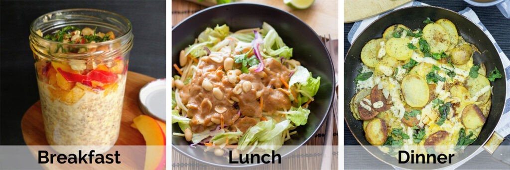 High Protein Vegetarian Meal Plan | Hurry The Food Up