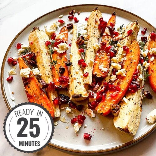 Honey Roasted Carrots & Parsnips – Glazed Vegetables | hurrythefoodup.com