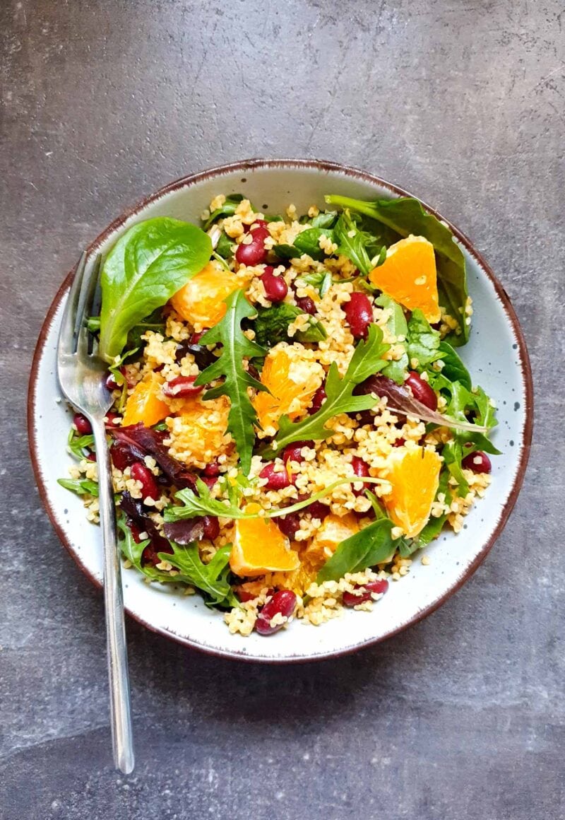 Colourful Bulgur Kidney Bean Salad Hurry The Food Up