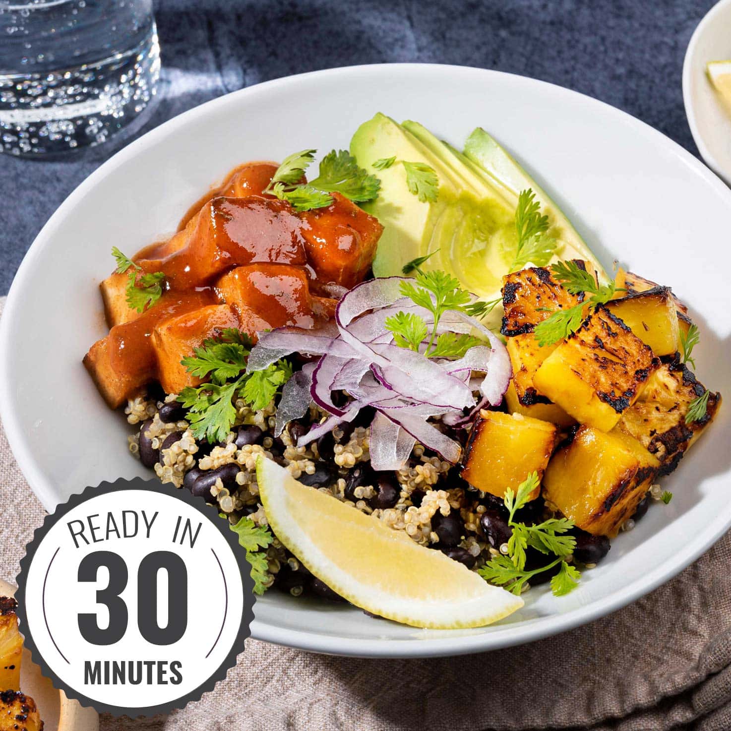 Black Bean Burrito Bowl - A Tastebud Fiesta | Hurry the food up
