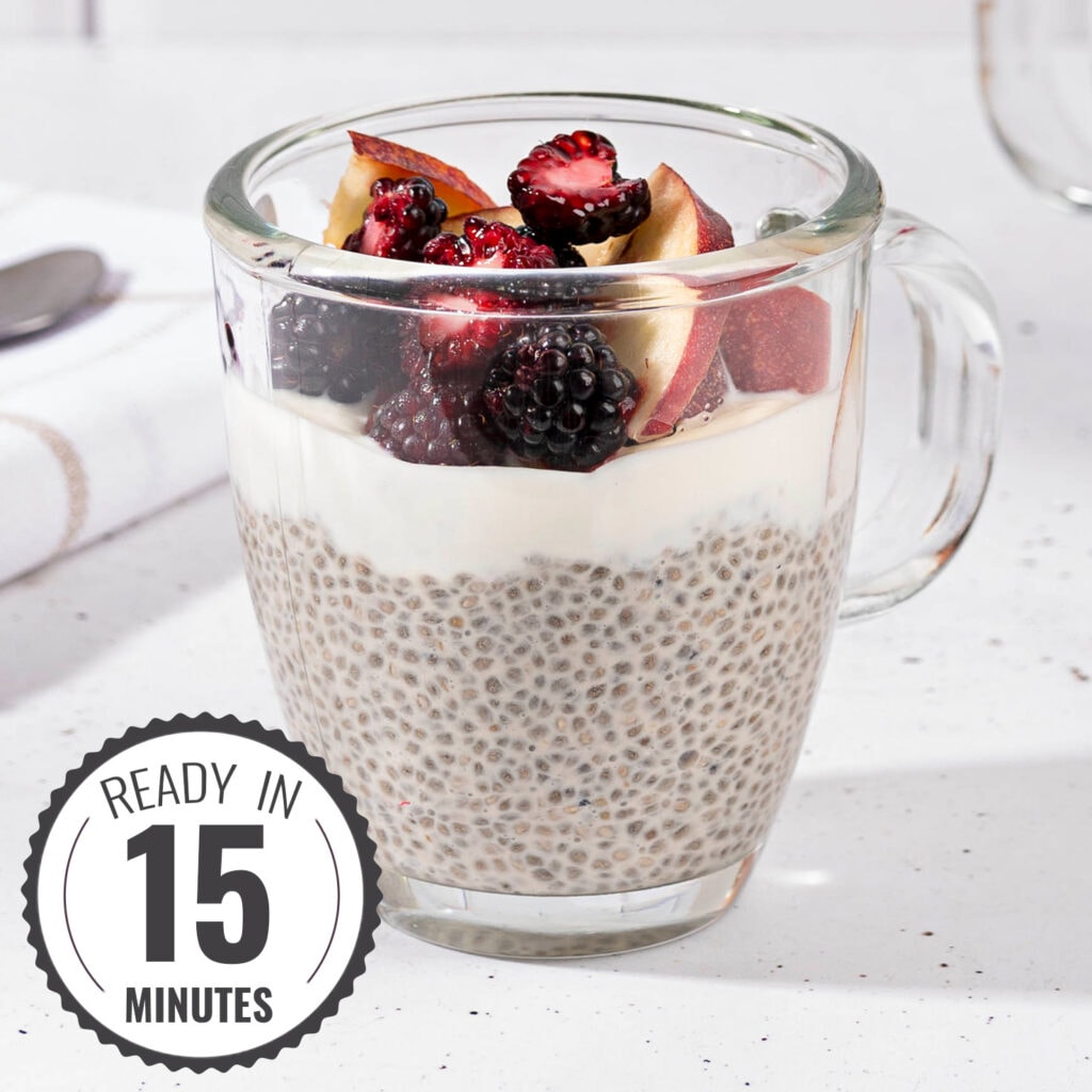Chia Pudding with Almond Milk – Filling and Slimming
