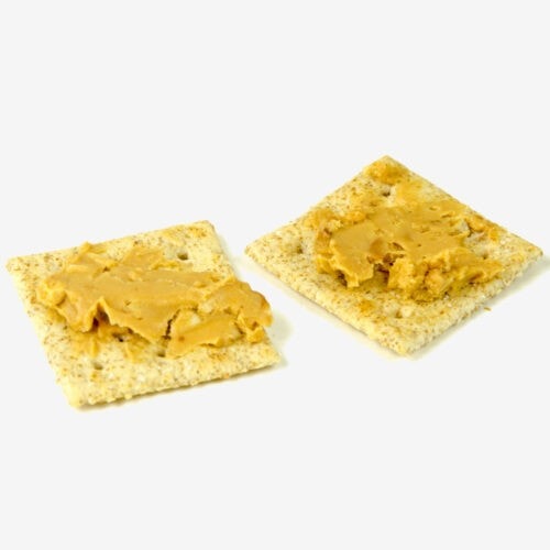 2 Rye Crackers with Peanut Butter | Hurry The Food Up