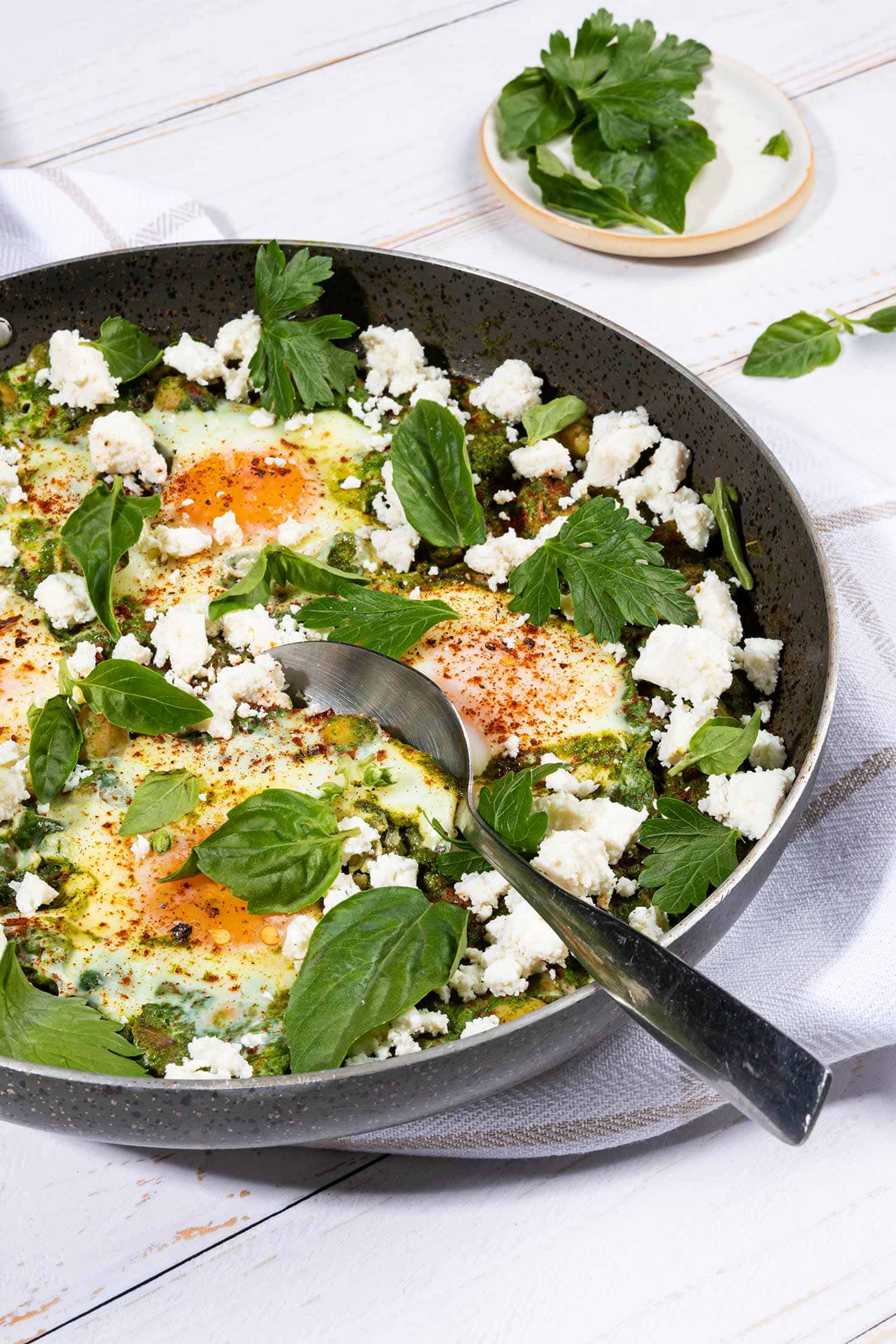 Spinach and Chickpea Bake