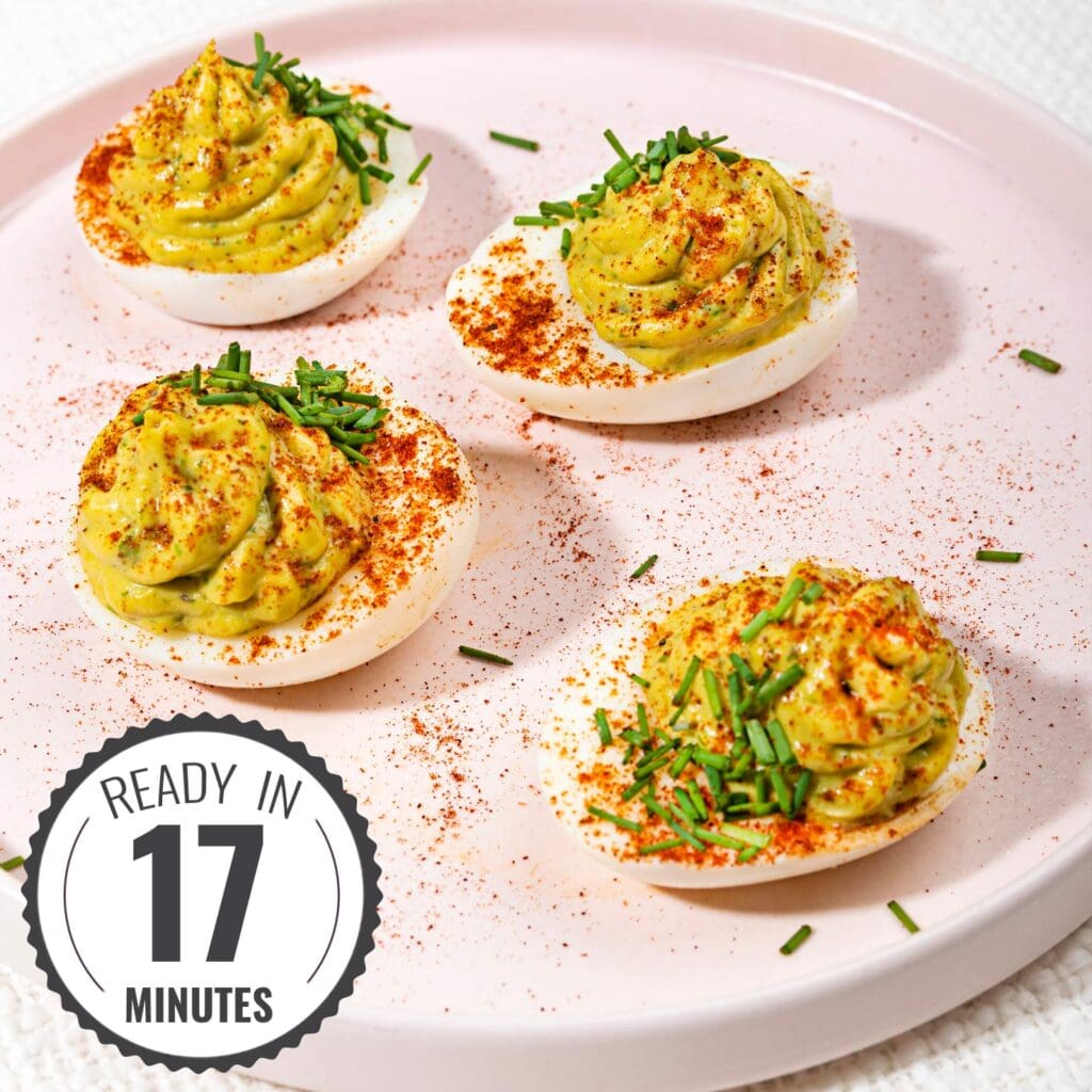 Avocado Deviled Eggs – Low Carb Stuffed Eggs