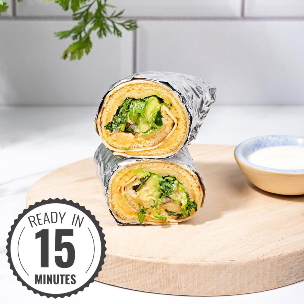 Breakfast Egg Burrito – High-Protein to Go