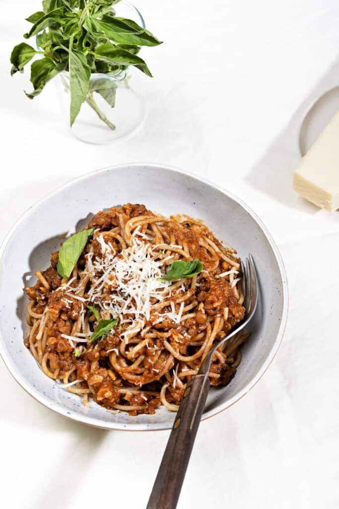 Vegan Lentil Bolognese Beef free bliss! Hurry The Food Up