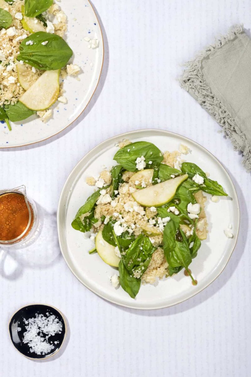 Couscous & Pear Salad with Goat's Cheese