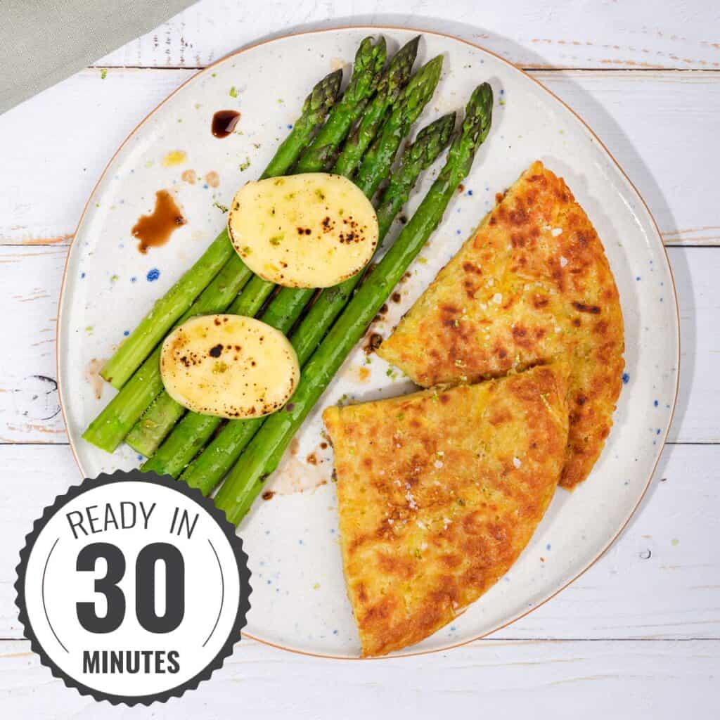 Gluten-Free Asparagus and Potato Rosti Recipe (Vegetarian)