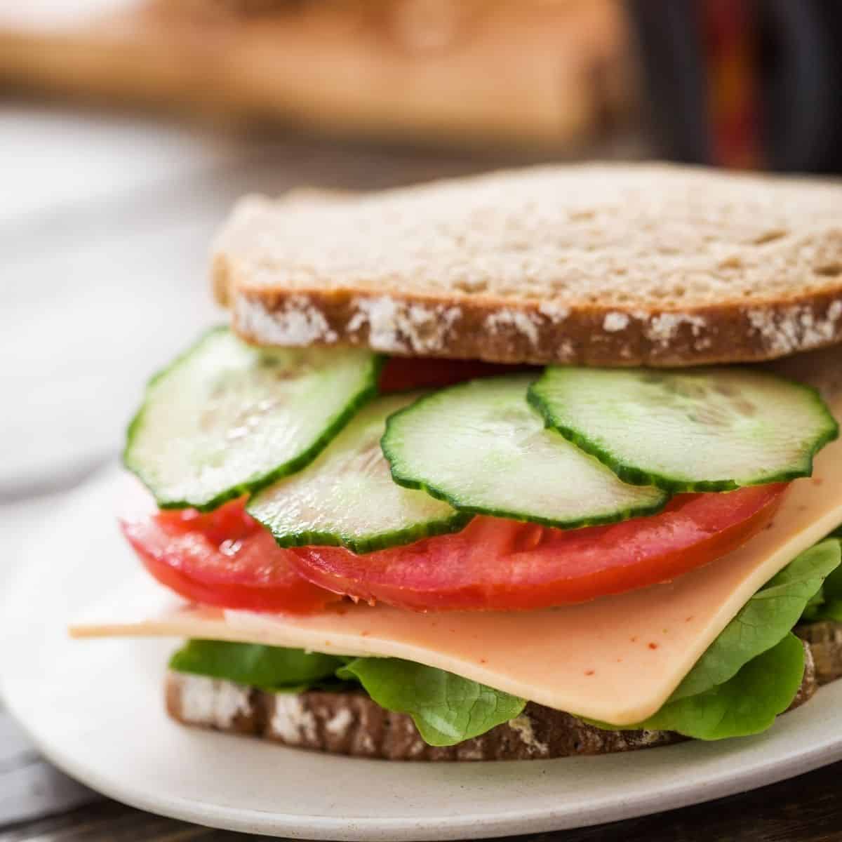 standard cheese sandwich