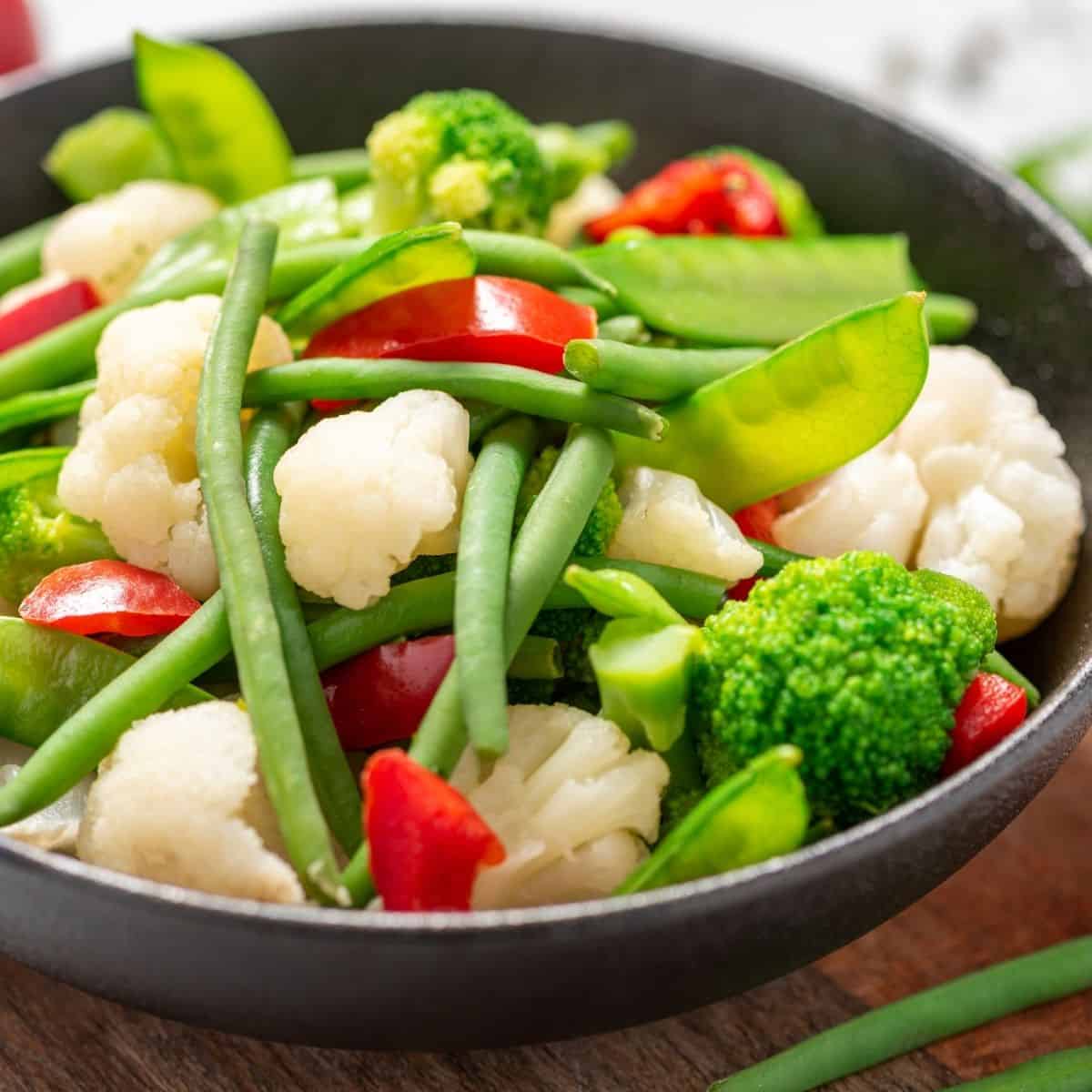 simple cooked vegetables