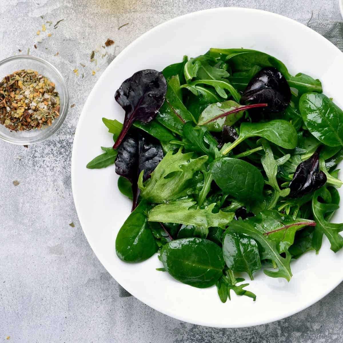 simple green salad - 1
