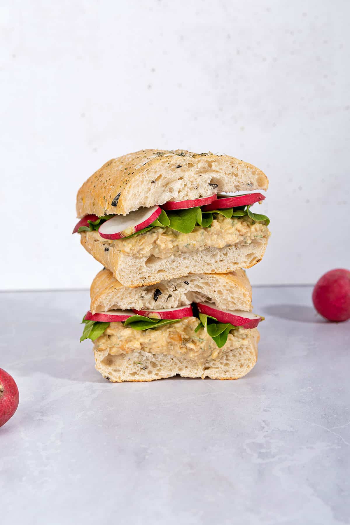 Supreme Vegetarian Chickpea Salad Sandwich   23g Protein - 46