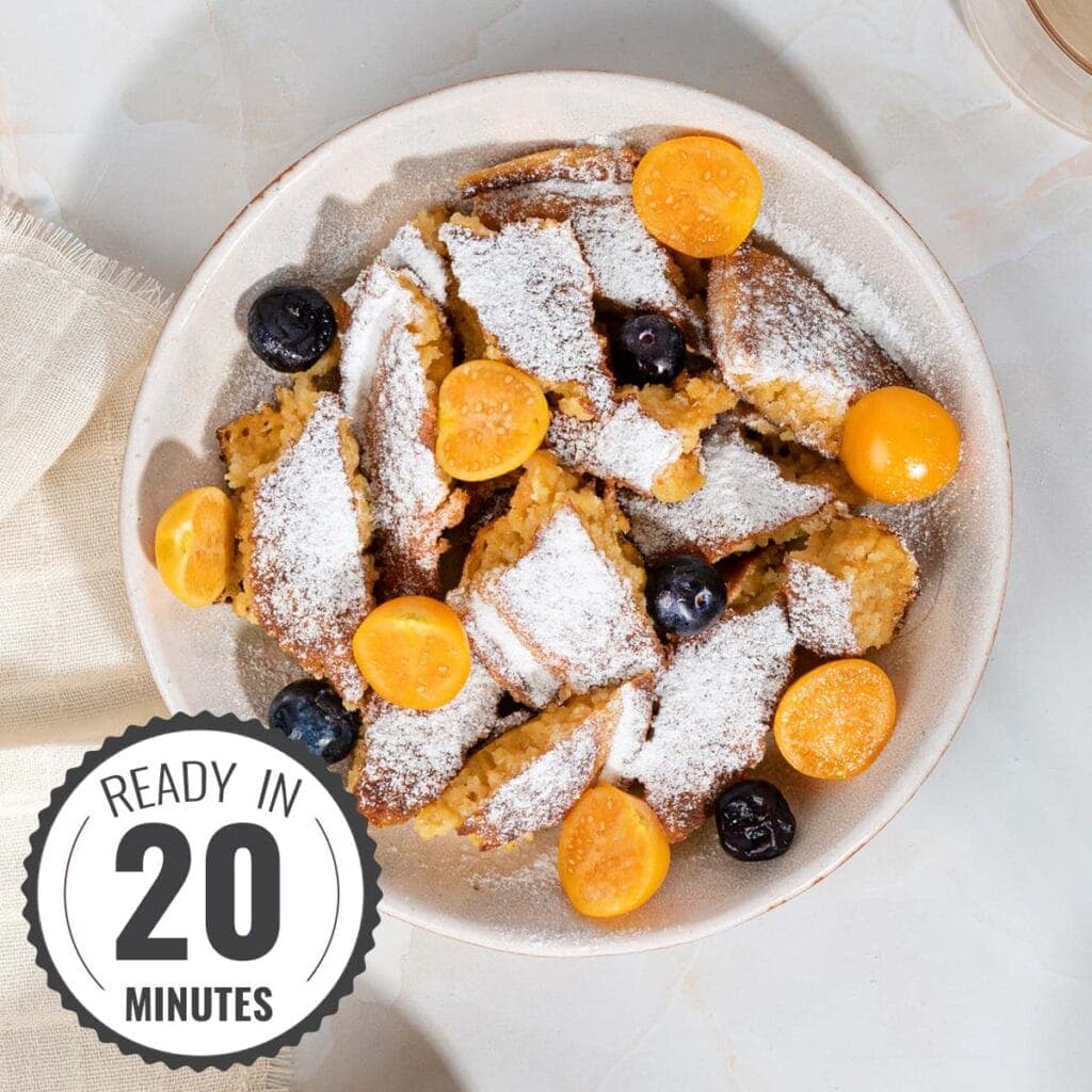 Couscous Kaiserschmarrn Recipe – Shredded Pancakes (22g Protein)