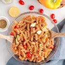 Epic Summer Salads - Red Lentil Pasta Salad | Hurry The Food Up