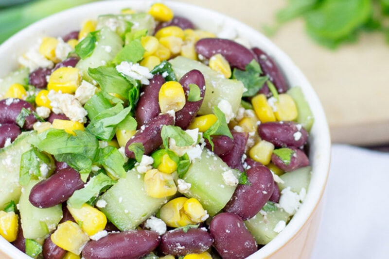 Easy and Delish HighProtein Kidney Bean Salad Recipe