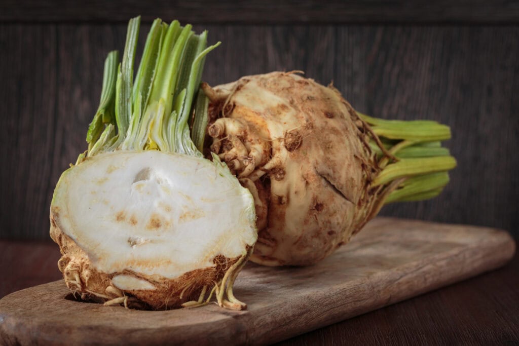 Celeriac on the wooden | Hurry The Food Up surface