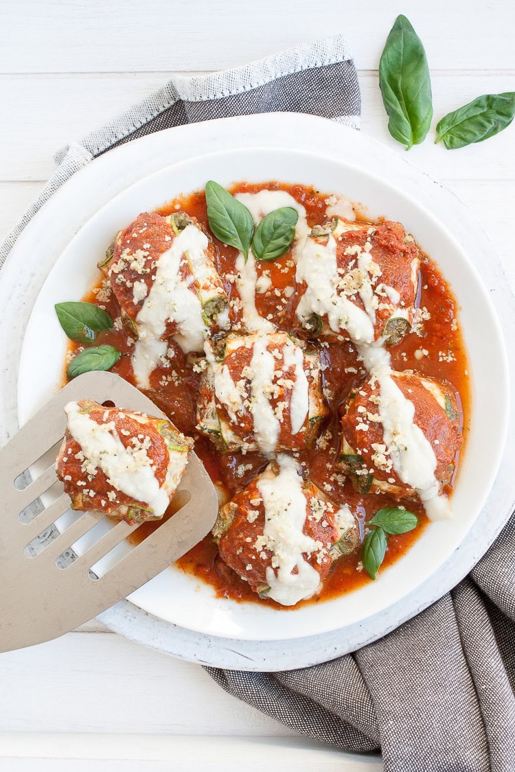 Baked Zucchini 'Ravioli'