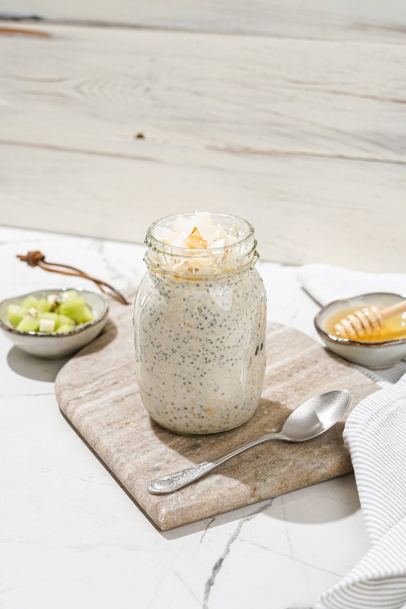 High Protein Overnight Oats - No Protein Powder Required