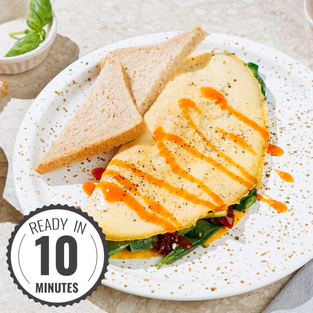 Super-Quick High Protein Omelette (27g protein!)