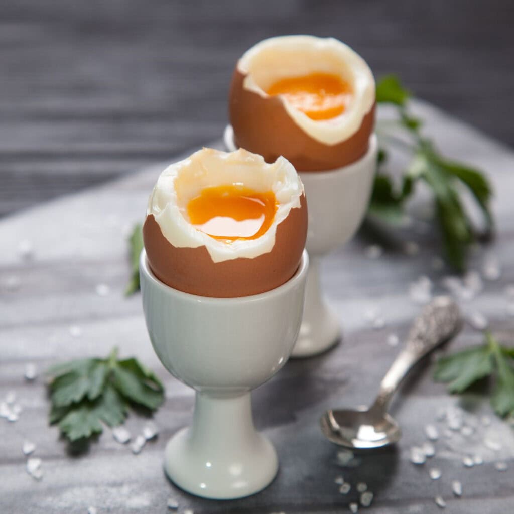 Protein in 2 Eggs (whole, scrambled, boiled, fried, poached)
