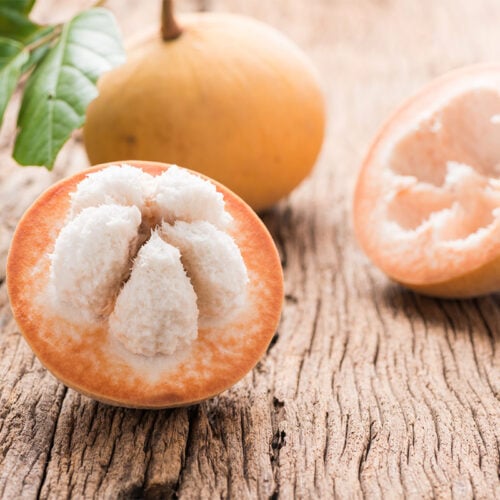 Santol fruits on a table