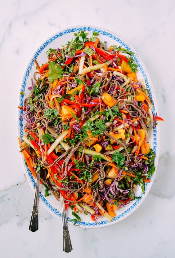 rainbow noodle salad rainbow noodle salad